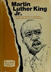 Front cover of Martin Luther King, Jr by Beth P. Wilson