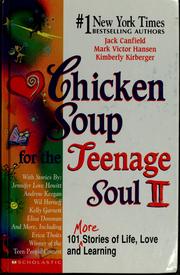 Front cover of Chicken soup for the teenage soul II by Jack Canfield