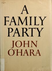 Front cover of A family party by John O'Hara