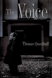 Cover of The Voice by Thomas Quasthoff