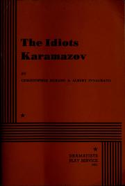 Cover of The idiots Karamazov by Christopher Durang