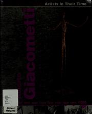 Cover of Alberto Giacometti by Jackie Gaff