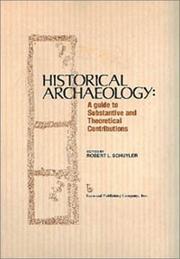 Cover of Historical archaeology by Robert L. Schuyler