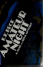 Front cover of Amateur night by K. K. Beck