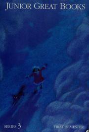 Front cover of Junior great books -- Series 3, first semester by Great Books Foundation (U.S.)