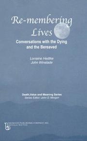 Cover of Re-membering lives by Lorraine Hedtke