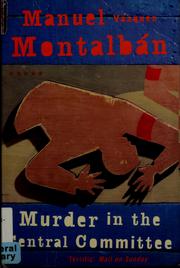 Cover of Asesinato en el Comité Central by Manuel Vázquez Montalbán