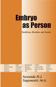 Front cover of Embryo as person by Suwanda H. J. Sugunasiri