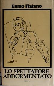 Cover of Lo spettatore addormentato by Ennio Flaiano