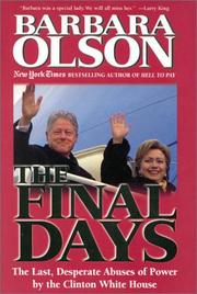 Cover of The Final Days by Barbara Olson