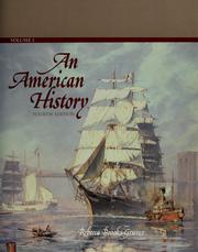 Front cover of An American history by Rebecca Brooks Gruver