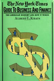 Front cover of The New York times guide to business and finance by Albert L. Kraus