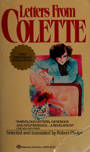 Cover of Letters from Colette by Colette