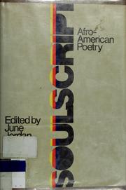 Cover of Soulscript by June Jordan