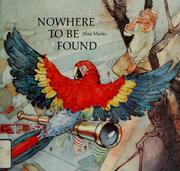 Cover of Nowhere to be found by Alan Marks