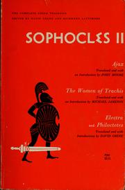 Cover of Sophocles II by Sophocles
