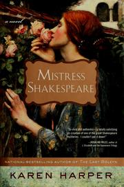 Front cover of Mistress Shakespeare by Karen Harper