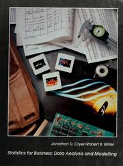 Cover of Statistics for business by Jonathan D. Cryer
