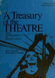 Cover of A treasury of the theatre by John Gassner
