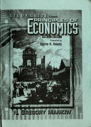 Front cover of Study guide to accompany Principles of economics by David R. Hakes