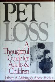 Cover of Pet Loss by Herbert A. Nieburg