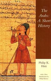 Cover of The Arabs by Philip K. Hitti