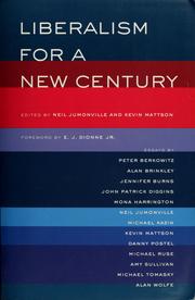 Cover of Liberalism for a new century by Neil Jumonville