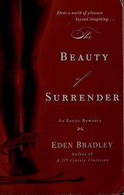 Front cover of The beauty of surrender by Eden Bradley