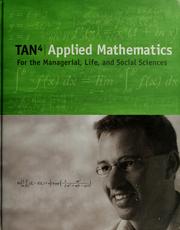 Front cover of Applied mathematics for the managerial, life, and social sciences by Soo Tang Tan