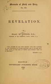 Front cover of Revelation by I. M. Atwood