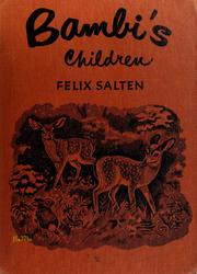 Front cover of Bambi's Children by Felix Salten