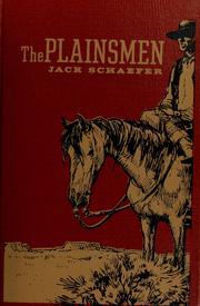Cover of The plainsmen by Jack Schaefer