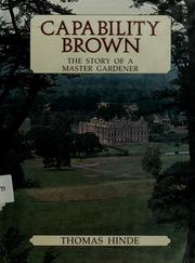 Cover of Capability Brown by Thomas Hinde