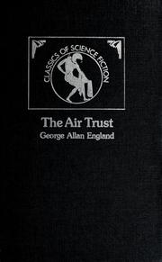 Cover of The Air Trust by George Allan England