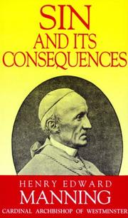 Cover of Sin and its consequences by Manning, Henry Edward, 1808-1892