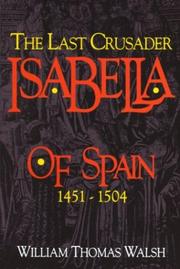 Front cover of Isabella of Spain by William Thomas Walsh