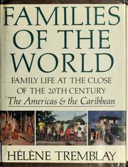 Front cover of Families of the world by Hélène Tremblay