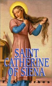 Cover of St. Catherine of Siena by Frances Alice Forbes