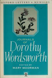 Cover of Journals of Dorothy Wordsworth by Dorothy Wordsworth
