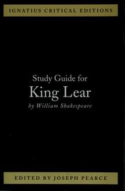 Cover of Study guide for King Lear by Robert Alexander