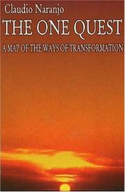 Cover of The one quest by Claudio Naranjo