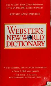 Cover of Webster's New World dictionary by Michael Agnes