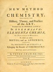 Cover of Elementa chemiae by Herman Boerhaave
