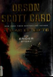 Front cover of A War of Gifts by Orson Scott Card