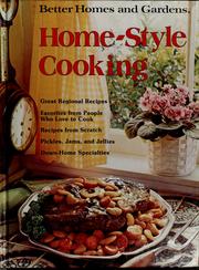 Front cover of Better homes and gardens home-style cooking by Unknown