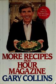 Cover of More recipes from Hour magazine by Gary Collins
