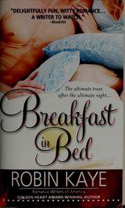 Cover of Breakfast in bed by Robin Kaye