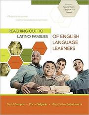 Front cover of Reaching out to Latino families of English Language Learners by David Campos