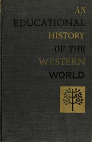 Front cover of An educational history of the Western World by Adolphe Erich Meyer