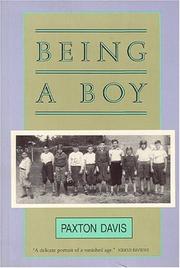 Cover of Being a Boy by Paxton Davis